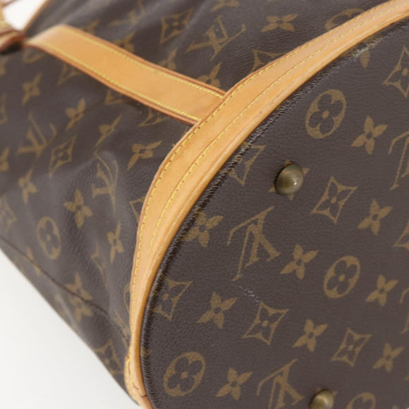 LOUIS VUITTON Monogram Bucket GM Shoulder Bag M42236 LV Auth ka861