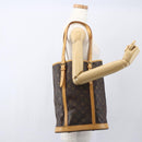 LOUIS VUITTON Monogram Bucket GM Shoulder Bag M42236 LV Auth ka861-21