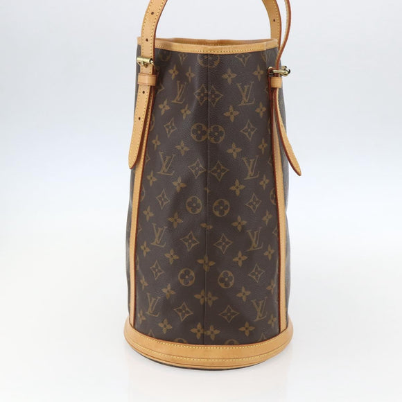 LOUIS VUITTON Monogram Bucket GM Shoulder Bag M42236 LV Auth ka861
