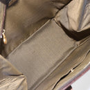 FENDI Zucca Canvas Hand Bag Black Brown Auth ka862-11