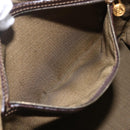 FENDI Zucca Canvas Hand Bag Black Brown Auth ka862-21