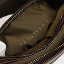 FENDI Zucca Canvas Hand Bag Black Brown Auth ka862-12