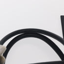 PRADA Hand Bag Safiano leather Navy Silver Auth ka869-8