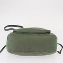 PRADA Shoulder Bag Nylon Green Gold Auth ka870-5