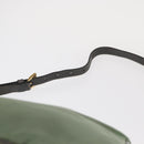 PRADA Shoulder Bag Nylon Green Gold Auth ka870-8