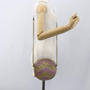 GUCCI Chain GG Marmont Shoulder Bag Leather Pink Gold 550154 Auth ka872-22