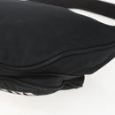 BALENCIAGA Body Bag Canvas Black 482389 Auth ka873-16