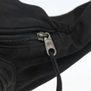BALENCIAGA Body Bag Canvas Black 482389 Auth ka873-9
