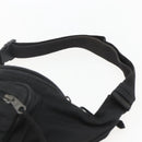 BALENCIAGA Body Bag Canvas Black 482389 Auth ka873-14