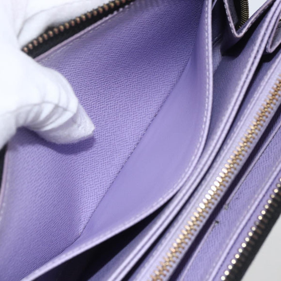 LOUIS VUITTON Monogram Multicolor Zippy Long Wallet Black M60243 LV Auth ka879