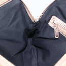 BVLGARI Hand Bag Leather 2way Gold Auth ka881-23