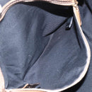 BVLGARI Hand Bag Leather 2way Gold Auth ka881-24