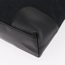 GUCCI GG Canvas Shoulder Bag Black Gold 001 4231 Auth ka883-11