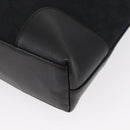 GUCCI GG Canvas Shoulder Bag Black Gold 001 4231 Auth ka883-13