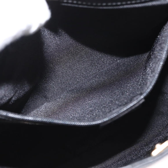 GUCCI GG Canvas Shoulder Bag Black Gold 001 4231 Auth ka883