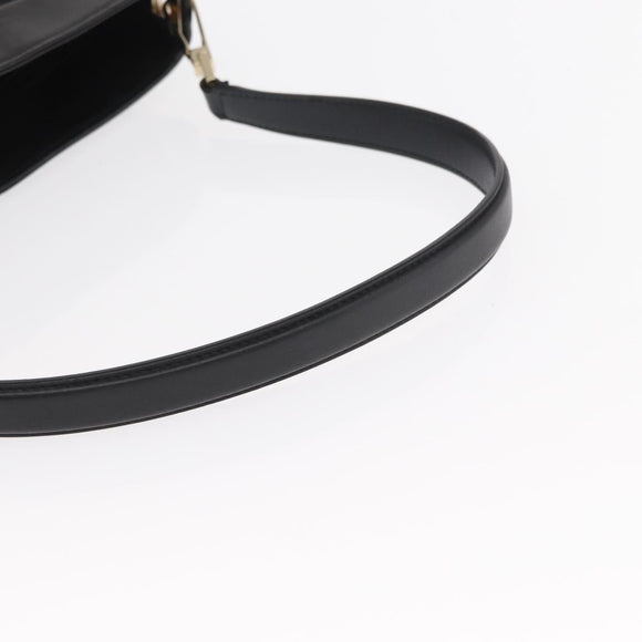 GUCCI GG Canvas Shoulder Bag Black Gold 001 4231 Auth ka883