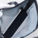 LOEWE Mesh Hand Bag Nylon Leather Blue Auth ka884-12