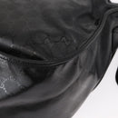 GUCCI GG Implementation Web Sherry Line Bag Black Silver 269376 Auth ka886-17
