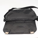 GUCCI GG Implementation Web Sherry Line Bag Black Silver 269376 Auth ka886-19