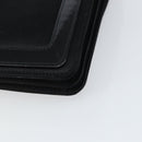 GIVENCHY Chain Shoulder Bag Satin Black Gold Auth ka890-12