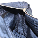 PRADA Chain Shoulder Bag Nylon Navy Gold Auth ka893-20