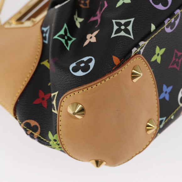 LOUIS VUITTON Monogram Multicolor Judy PM Bag 2way Black M40258 LV Auth ka897SAV