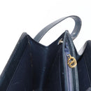 Christian Dior Shoulder Bag Leather Black Gold Auth ka900-21