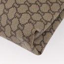 GUCCI GG Plus Supreme Web Sherry Line Tote Bag PVC Beige Gold Auth ka901-16