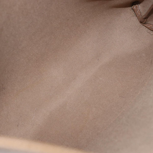 GUCCI GG Plus Supreme Web Sherry Line Tote Bag PVC Beige Gold Auth ka901