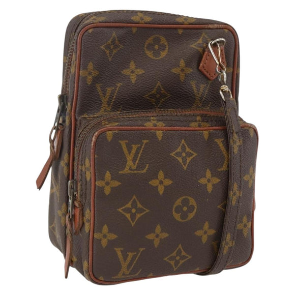 LOUIS VUITTON Monogram Mini Amazon Schultertasche M45238 LV Auth ka903