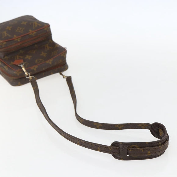 LOUIS VUITTON Monogram Mini Amazon Schultertasche M45238 LV Auth ka903