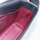 GIVENCHY Shoulder Bag Leather Black Gold Auth ka908V-20