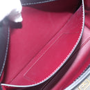 GIVENCHY Shoulder Bag Leather Black Gold Auth ka908V-22