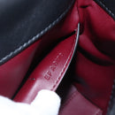 GIVENCHY Shoulder Bag Leather Black Gold Auth ka908V-11