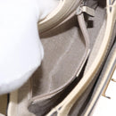 GUCCI Chain Shoulder Bag Leather Beige Gold 607720 Auth ka909-24