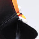 LOEWE Anagram Shoulder Bag Leather Orange Auth ka914M-11