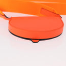 LOEWE Anagram Shoulder Bag Leather Orange Auth ka914M-6