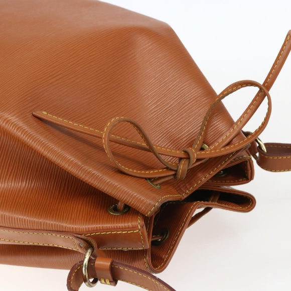LOUIS VUITTON Epi Noe Shoulder Bag Brown M44028 LV Auth ka916