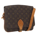 LOUIS VUITTON Monogram Cartouchiere GM Shoulder Bag M51252 LV Auth ka917-1