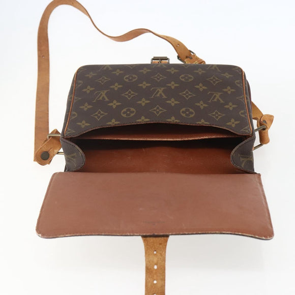 LOUIS VUITTON Monogram Cartouchiere GM Shoulder Bag M51252 LV Auth ka917
