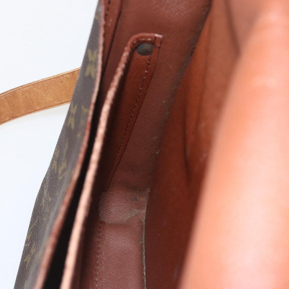 LOUIS VUITTON Monogram Cartouchiere GM Shoulder Bag M51252 LV Auth ka917