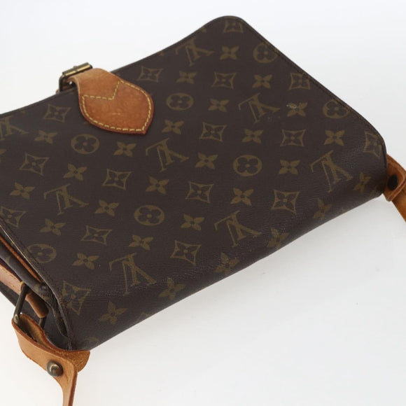 LOUIS VUITTON Monogram Cartouchiere GM Shoulder Bag M51252 LV Auth ka917