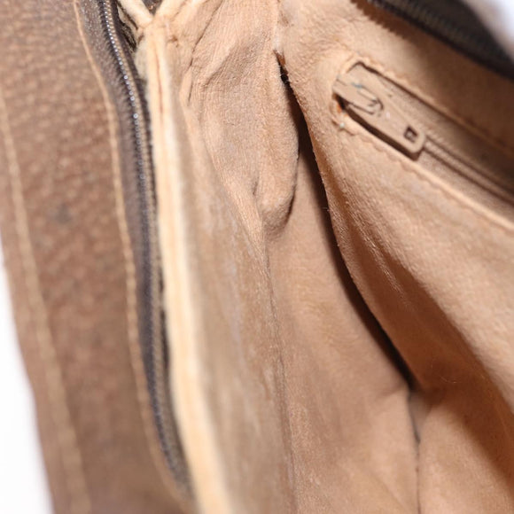 GUCCI GG Supreme Web Sherry Line Bag PVC Beige Gold 904 02 043 Auth ka921