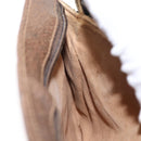 GUCCI GG Supreme Web Sherry Line Bag PVC Beige Gold 904 02 043 Auth ka921-23