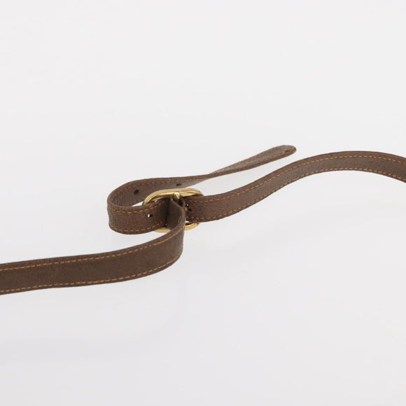 GUCCI GG Supreme Web Sherry Line Bag PVC Beige Gold 904 02 043 Auth ka921