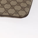 GUCCI GG Supreme Web Sherry Line Bag PVC Beige Gold 904 02 047 Auth ka922-13