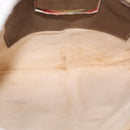 GUCCI GG Supreme Web Sherry Line Bag PVC Beige Gold 904 02 047 Auth ka922-18