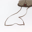 GUCCI GG Supreme Web Sherry Line Bag PVC Beige Gold 904 02 047 Auth ka922-8