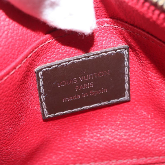 LOUIS VUITTON Damier Ebene Pochette Cosmetic PM Pouch N47516 LV Auth ka923