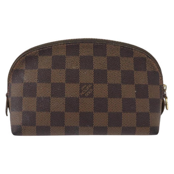 LOUIS VUITTON Damier Ebene Pochette Cosmetic PM Pouch N47516 LV Auth ka923 - 0